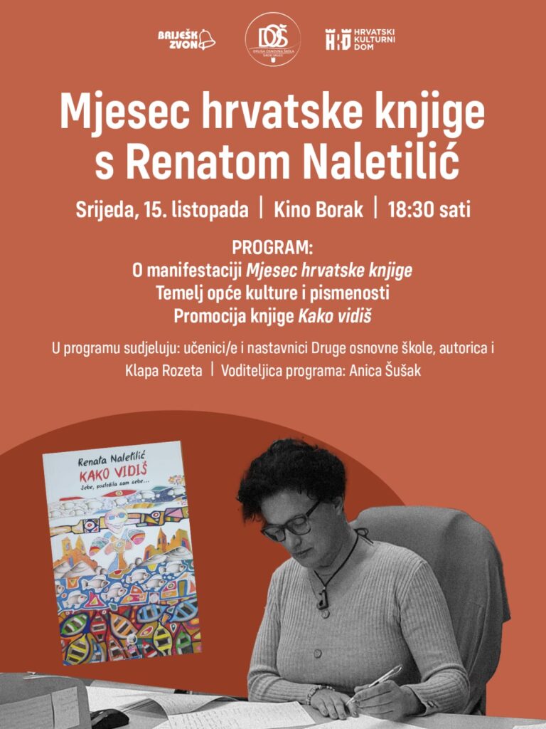 Mjesec hrvatske knjige s Renatom Naletilić