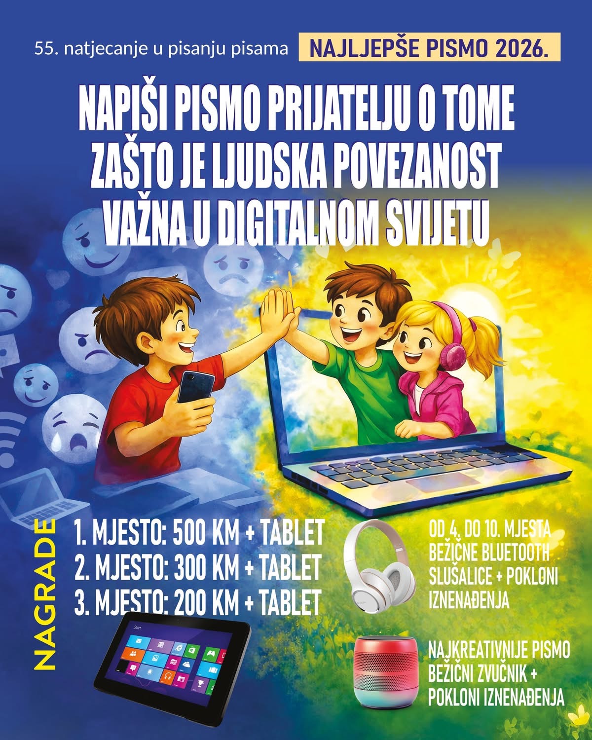 Snaga ljudske povezanosti u online svijetu – tvoje pismo može osvojiti svijet!🤍💛📝