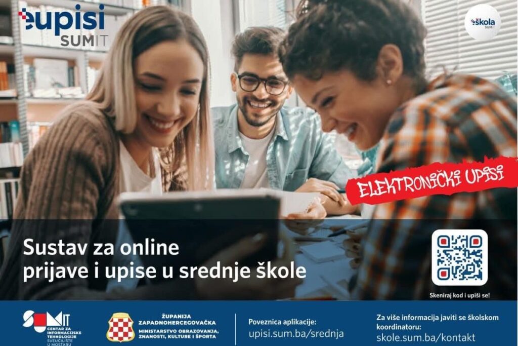 📌 Upisi u prve razrede srednjih škola u Županiji Zapadnohercegovačkoj