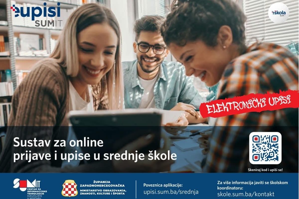 📌 Upisi u prve razrede srednjih škola u Županiji Zapadnohercegovačkoj